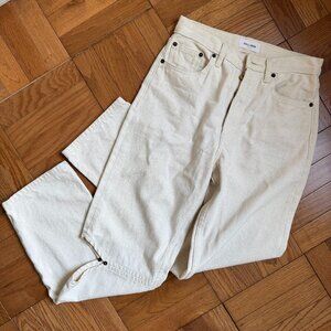 Still Here Cowgirl Cut-Out Jeans in Bone